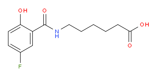 6-(5-fluoro-2-hydroxybenzamido)hexanoic acid