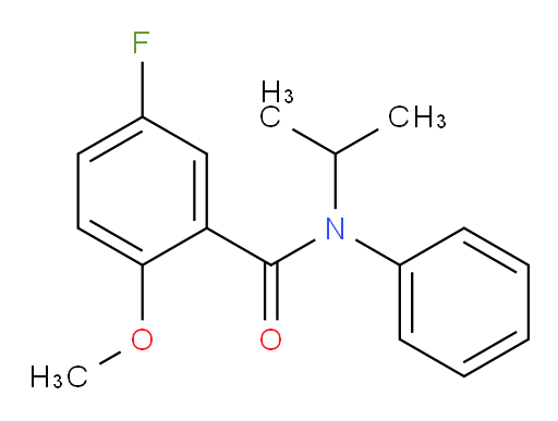 5-fluoro-N-isopropyl-2-methoxy-N-phenylbenzamide