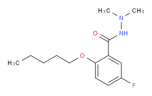 5-fluoro-N',N'-dimethyl-2-(pentyloxy)benzohydrazide