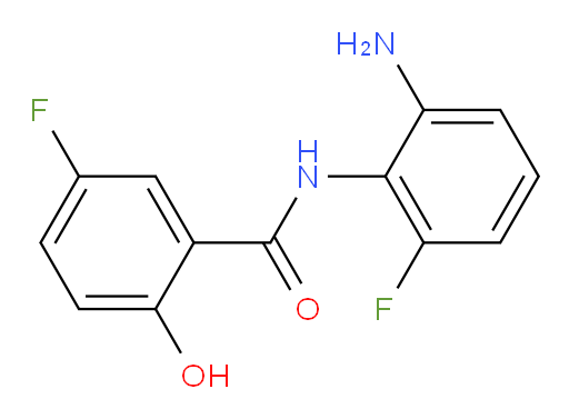 N-(2-amino-6-fluorophenyl)-5-fluoro-2-hydroxybenzamide