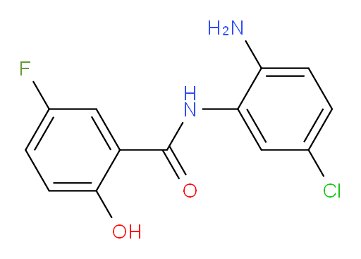 N-(2-amino-5-chlorophenyl)-5-fluoro-2-hydroxybenzamide