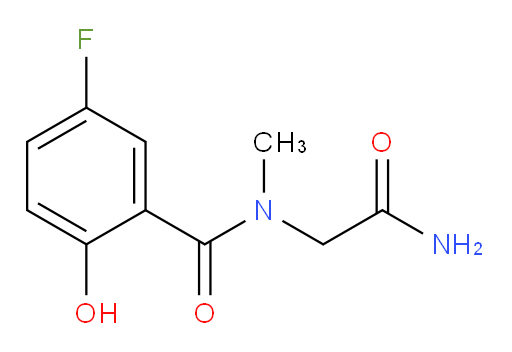 N-(2-amino-2-oxoethyl)-5-fluoro-2-hydroxy-N-methylbenzamide