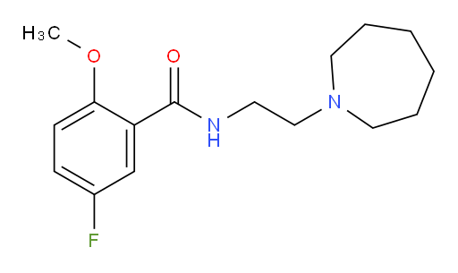 N-(2-(azepan-1-yl)ethyl)-5-fluoro-2-methoxybenzamide