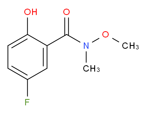5-fluoro-2-hydroxy-N-methoxy-N-methylbenzamide