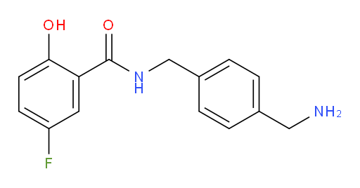 N-(4-(aminomethyl)benzyl)-5-fluoro-2-hydroxybenzamide