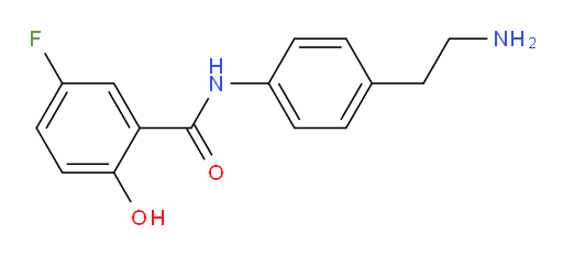 N-(4-(2-aminoethyl)phenyl)-5-fluoro-2-hydroxybenzamide