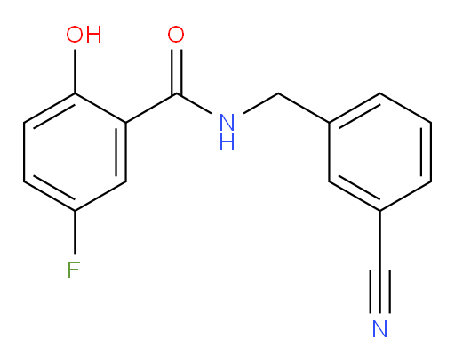 N-(3-cyanobenzyl)-5-fluoro-2-hydroxybenzamide