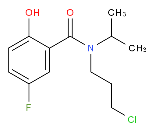 N-(3-chloropropyl)-5-fluoro-2-hydroxy-N-isopropylbenzamide
