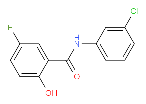 N-(3-chlorophenyl)-5-fluoro-2-hydroxybenzamide