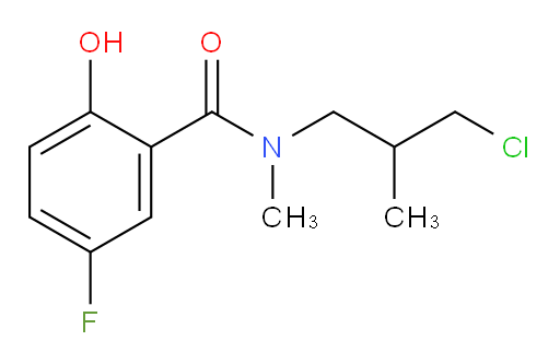 N-(3-chloro-2-methylpropyl)-5-fluoro-2-hydroxy-N-methylbenzamide