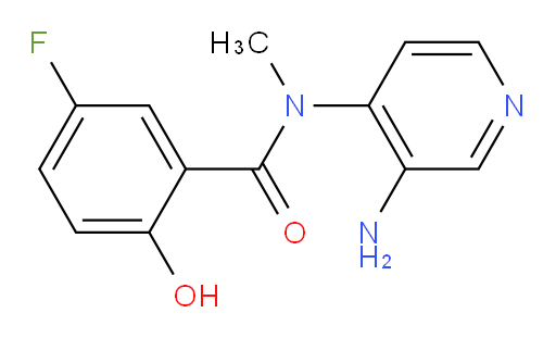 N-(3-aminopyridin-4-yl)-5-fluoro-2-hydroxy-N-methylbenzamide