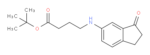tert-butyl 4-((3-oxo-2,3-dihydro-1H-inden-5-yl)amino)butanoate