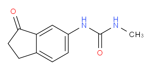 1-methyl-3-(3-oxo-2,3-dihydro-1H-inden-5-yl)urea