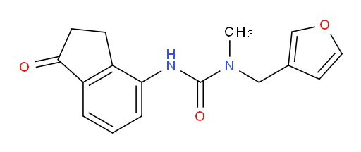 1-(furan-3-ylmethyl)-1-methyl-3-(1-oxo-2,3-dihydro-1H-inden-4-yl)urea