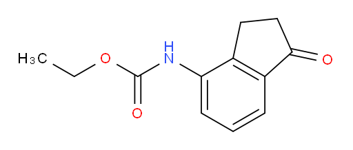 ethyl (1-oxo-2,3-dihydro-1H-inden-4-yl)carbamate