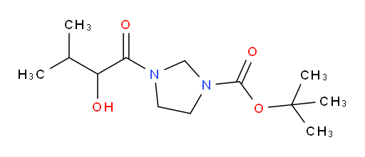 tert-butyl 3-(2-hydroxy-3-methylbutanoyl)imidazolidine-1-carboxylate