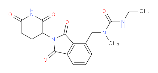 1-((2-(2,6-dioxopiperidin-3-yl)-1,3-dioxoisoindolin-4-yl)methyl)-3-ethyl-1-methylurea