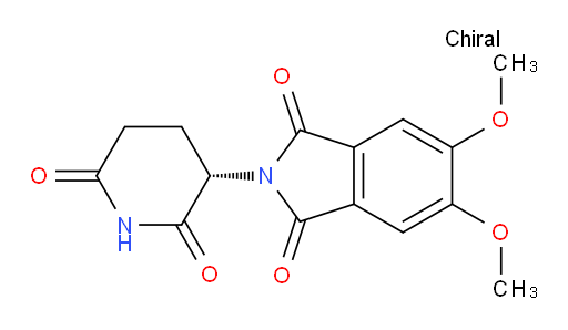 (S)-2-(2,6-dioxopiperidin-3-yl)-5,6-dimethoxyisoindoline-1,3-dione