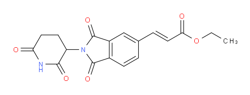 (E)-ethyl 3-(2-(2,6-dioxopiperidin-3-yl)-1,3-dioxoisoindolin-5-yl)acrylate