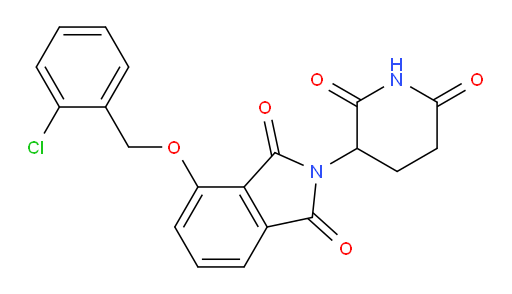 4-((2-chlorobenzyl)oxy)-2-(2,6-dioxopiperidin-3-yl)isoindoline-1,3-dione
