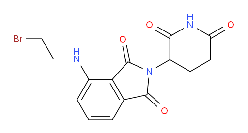 4-((2-bromoethyl)amino)-2-(2,6-dioxopiperidin-3-yl)isoindoline-1,3-dione
