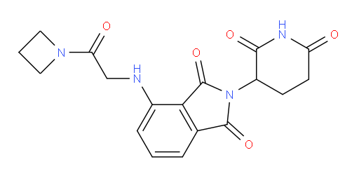 4-((2-(azetidin-1-yl)-2-oxoethyl)amino)-2-(2,6-dioxopiperidin-3-yl)isoindoline-1,3-dione