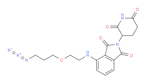 4-((2-(3-azidopropoxy)ethyl)amino)-2-(2,6-dioxopiperidin-3-yl)isoindoline-1,3-dione