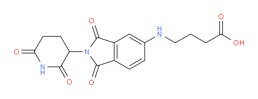 4-((2-(2,6-dioxopiperidin-3-yl)-1,3-dioxoisoindolin-5-yl)amino)butanoic acid
