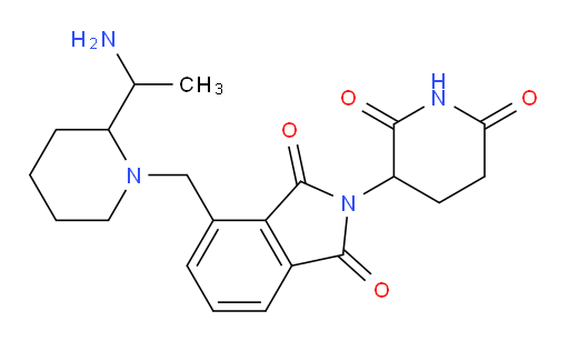 4-((2-(1-aminoethyl)piperidin-1-yl)methyl)-2-(2,6-dioxopiperidin-3-yl)isoindoline-1,3-dione