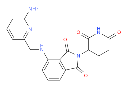 4-(((6-aminopyridin-2-yl)methyl)amino)-2-(2,6-dioxopiperidin-3-yl)isoindoline-1,3-dione
