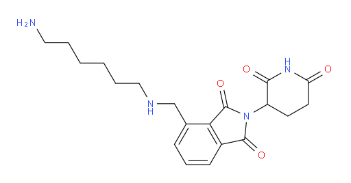 4-(((6-aminohexyl)amino)methyl)-2-(2,6-dioxopiperidin-3-yl)isoindoline-1,3-dione