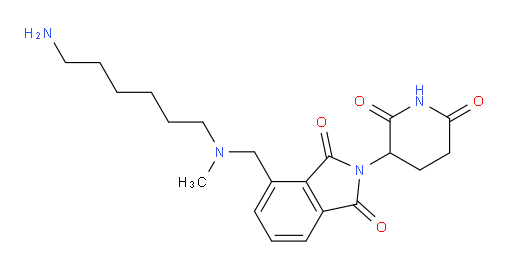 4-(((6-aminohexyl)(methyl)amino)methyl)-2-(2,6-dioxopiperidin-3-yl)isoindoline-1,3-dione