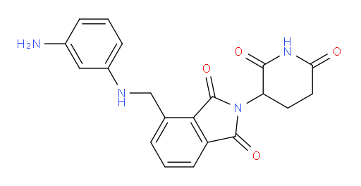 4-(((3-aminophenyl)amino)methyl)-2-(2,6-dioxopiperidin-3-yl)isoindoline-1,3-dione