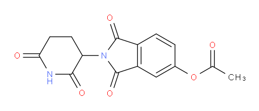 2-(2,6-dioxopiperidin-3-yl)-1,3-dioxoisoindolin-5-yl acetate