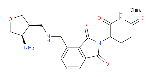 4-(((((3S,4R)-4-aminotetrahydrofuran-3-yl)methyl)amino)methyl)-2-(2,6-dioxopiperidin-3-yl)isoindoline-1,3-dione