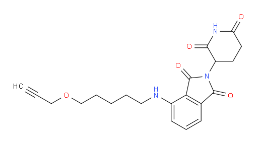 2-(2,6-dioxopiperidin-3-yl)-4-((5-(prop-2-yn-1-yloxy)pentyl)amino)isoindoline-1,3-dione