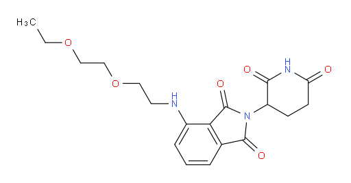 2-(2,6-dioxopiperidin-3-yl)-4-((2-(2-ethoxyethoxy)ethyl)amino)isoindoline-1,3-dione