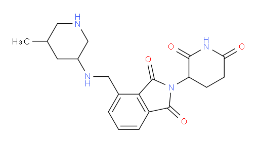 2-(2,6-dioxopiperidin-3-yl)-4-(((5-methylpiperidin-3-yl)amino)methyl)isoindoline-1,3-dione