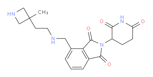 2-(2,6-dioxopiperidin-3-yl)-4-(((2-(3-methylazetidin-3-yl)ethyl)amino)methyl)isoindoline-1,3-dione