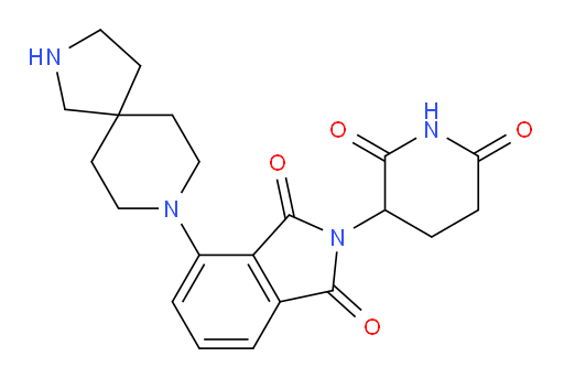 2-(2,6-dioxopiperidin-3-yl)-4-(2,8-diazaspiro[4.5]decan-8-yl)isoindoline-1,3-dione