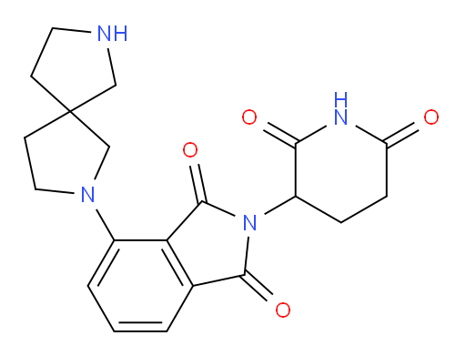 2-(2,6-dioxopiperidin-3-yl)-4-(2,7-diazaspiro[4.4]nonan-2-yl)isoindoline-1,3-dione