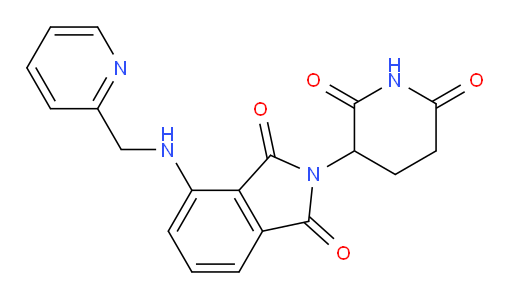 2-(2,6-dioxopiperidin-3-yl)-4-((pyridin-2-ylmethyl)amino)isoindoline-1,3-dione