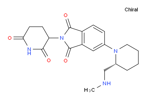 2-(2,6-dioxopiperidin-3-yl)-5-((R)-2-((methylamino)methyl)piperidin-1-yl)isoindoline-1,3-dione