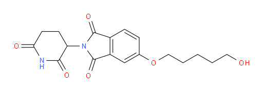 2-(2,6-dioxopiperidin-3-yl)-5-((5-hydroxypentyl)oxy)isoindoline-1,3-dione