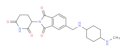 2-(2,6-dioxopiperidin-3-yl)-5-(((4-(methylamino)cyclohexyl)amino)methyl)isoindoline-1,3-dione