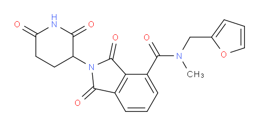 2-(2,6-dioxopiperidin-3-yl)-N-(furan-2-ylmethyl)-N-methyl-1,3-dioxoisoindoline-4-carboxamide