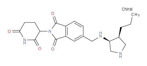 2-(2,6-dioxopiperidin-3-yl)-5-((((3S,4S)-4-propylpyrrolidin-3-yl)amino)methyl)isoindoline-1,3-dione