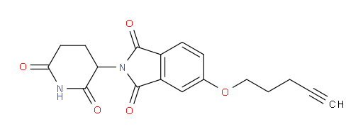 2-(2,6-dioxopiperidin-3-yl)-5-(pent-4-yn-1-yloxy)isoindoline-1,3-dione