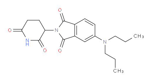 2-(2,6-dioxopiperidin-3-yl)-5-(dipropylamino)isoindoline-1,3-dione
