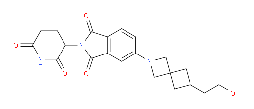 2-(2,6-dioxopiperidin-3-yl)-5-(6-(2-hydroxyethyl)-2-azaspiro[3.3]heptan-2-yl)isoindoline-1,3-dione